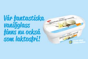 Svenskarnas favoritglass Gammaldags Vanilj nu som laktosfri!