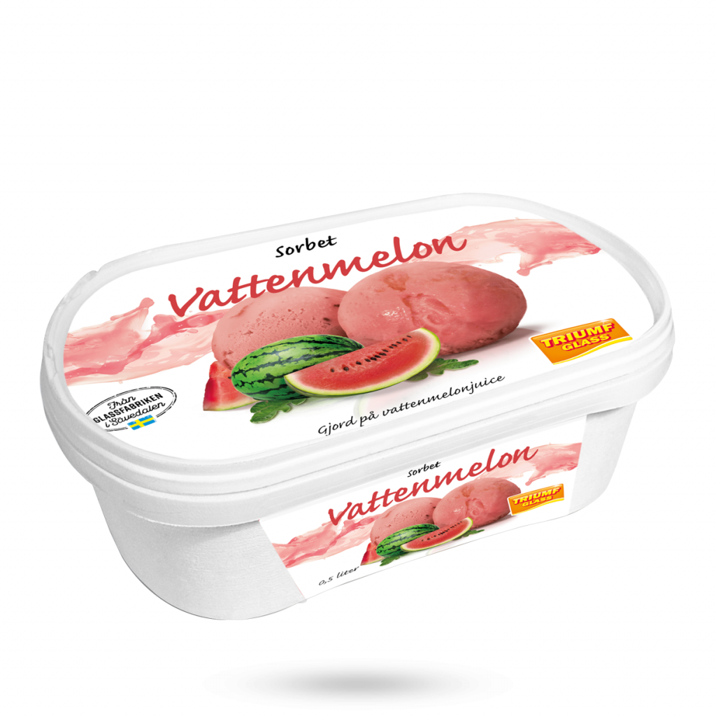 Vattenmelonsorbet 0,5L Triumfglass