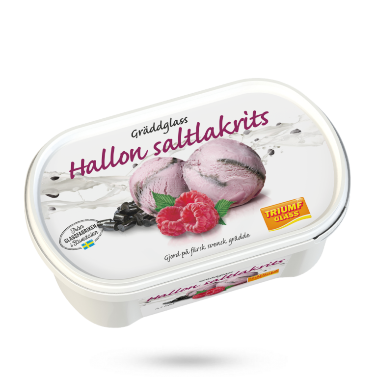 Hallon saltlakrits 0,5L Triumf Glass