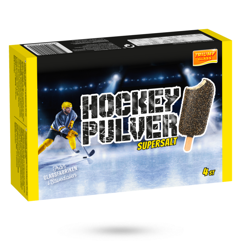 Hockeypulver 4-pack från Triumf Glass