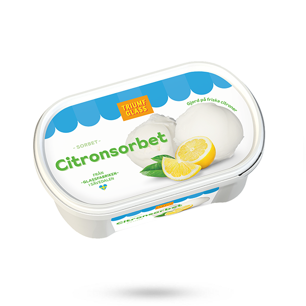 Triumf Glass Citronsorbet 0,5L