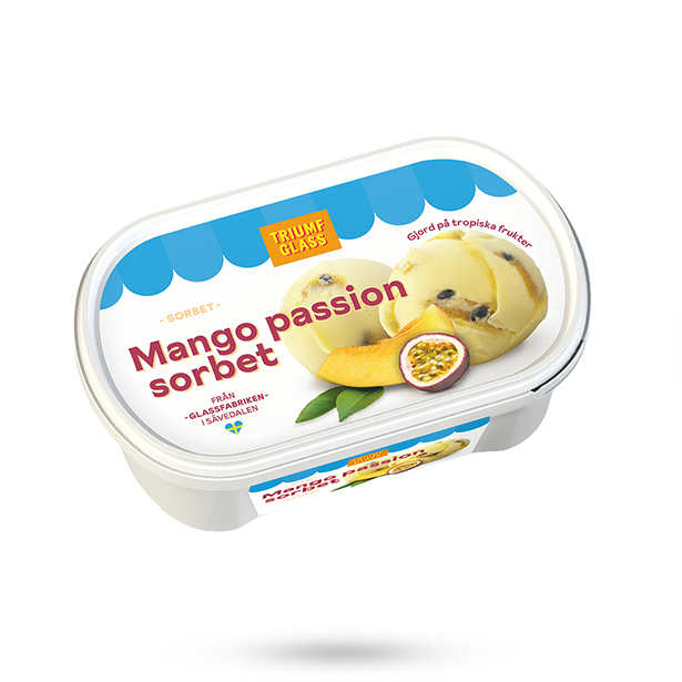 Triumf Glass Mango passionsorbet 0,5L