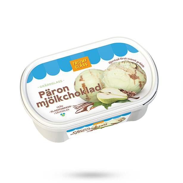 Triumf Glass Päron Mjölkchoklad 0,5L